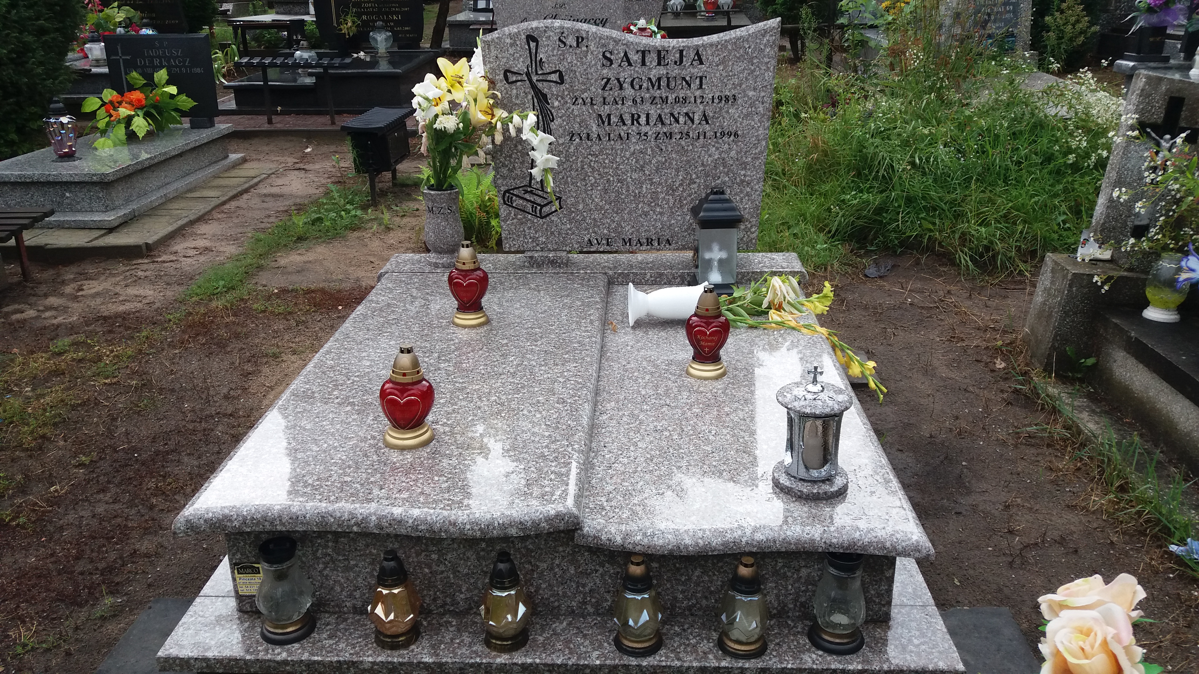 Zygmunt SATEJA 1920 Włocławek 0965 - Grobonet - Wyszukiwarka osób pochowanych