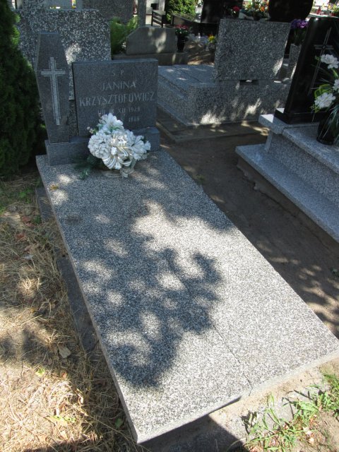 Janina Anna KRZYSZTOFOWICZ 1929 Włocławek 0965 - Grobonet - Wyszukiwarka osób pochowanych