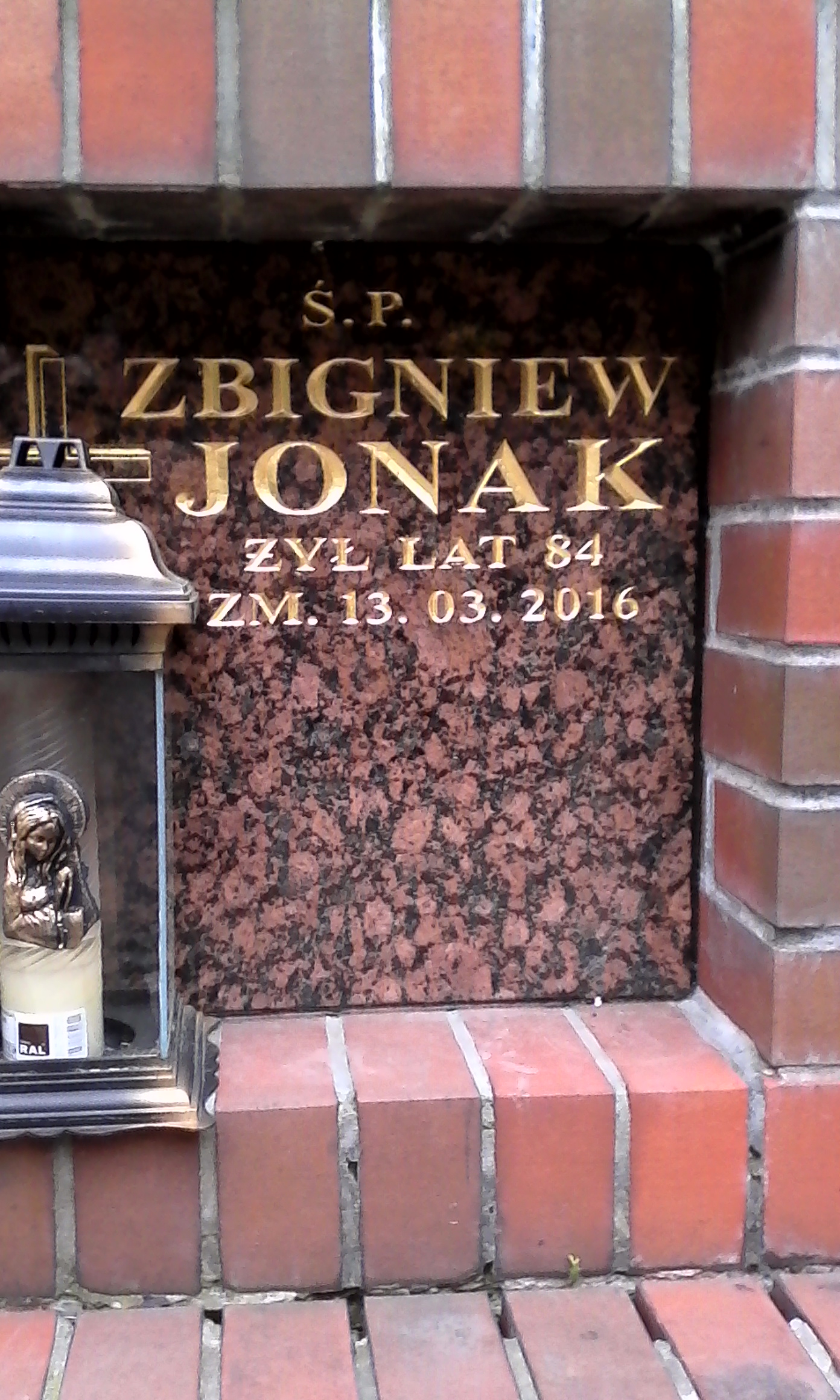 Zbigniew JONAK 1931 Włocławek 0965 - Grobonet - Wyszukiwarka osób pochowanych