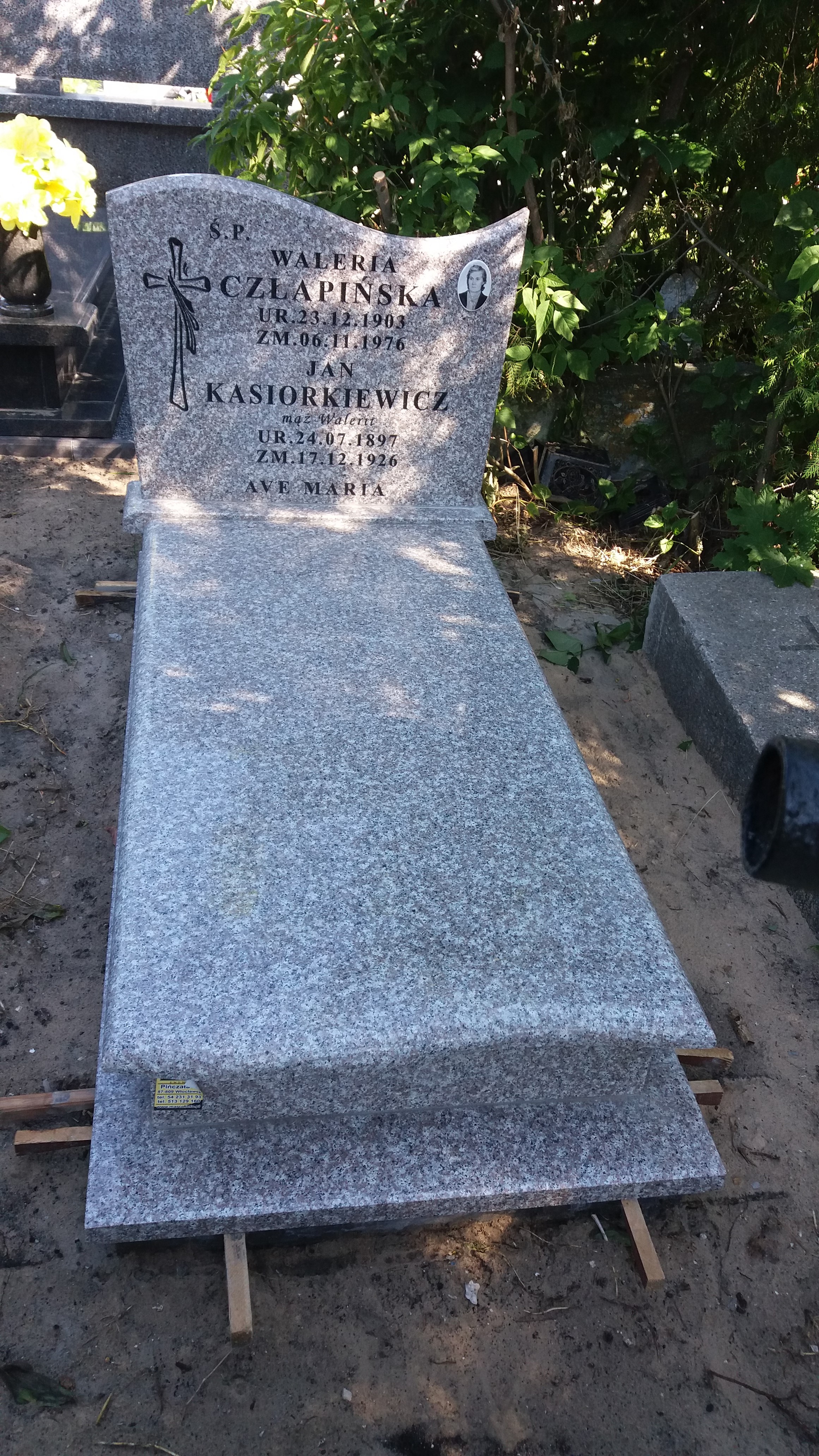 Waleria CZŁAPIŃSKA 1903 Włocławek 0965 - Grobonet - Wyszukiwarka osób pochowanych