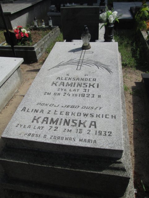 Aleksander KAMIŃSKI Włocławek 0965 - Grobonet - Wyszukiwarka osób pochowanych