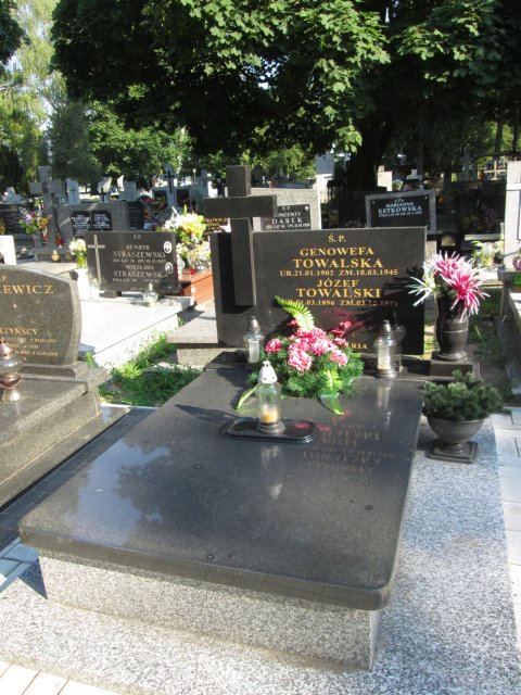 Genowefa TOWALSKA 1902 Włocławek 0965 - Grobonet - Wyszukiwarka osób pochowanych