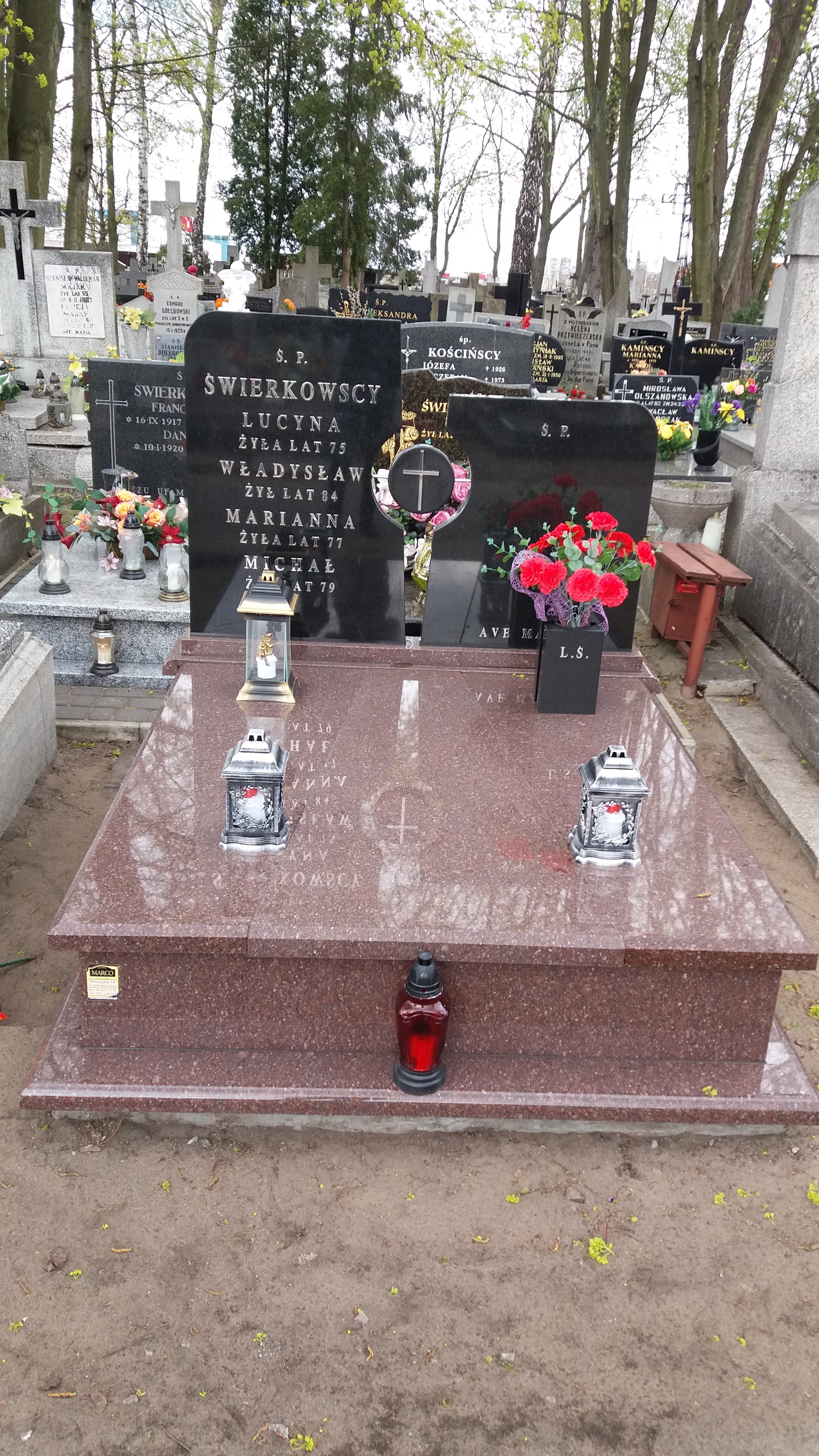 Michał ŚWIERKOWSKI 1876 Włocławek 0965 - Grobonet - Wyszukiwarka osób pochowanych