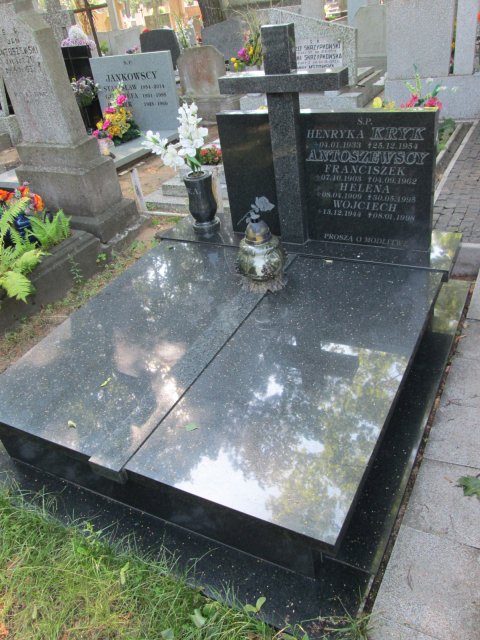 ANTOSZEWSKA HENRYKA KRYK 1933 Włocławek 0965 - Grobonet - Wyszukiwarka osób pochowanych