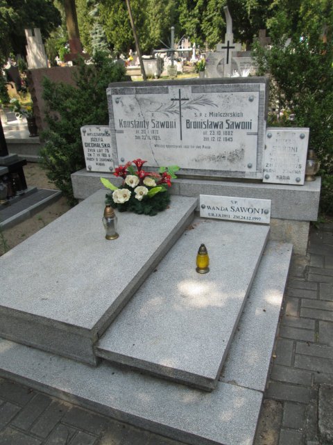 BRONISŁAWA I VOTO SAWONI MAJOREK 1882 Włocławek 0965 - Grobonet - Wyszukiwarka osób pochowanych