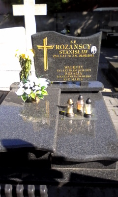 Walenty RÓŻAŃSKI 1897 Włocławek 0965 - Grobonet - Wyszukiwarka osób pochowanych