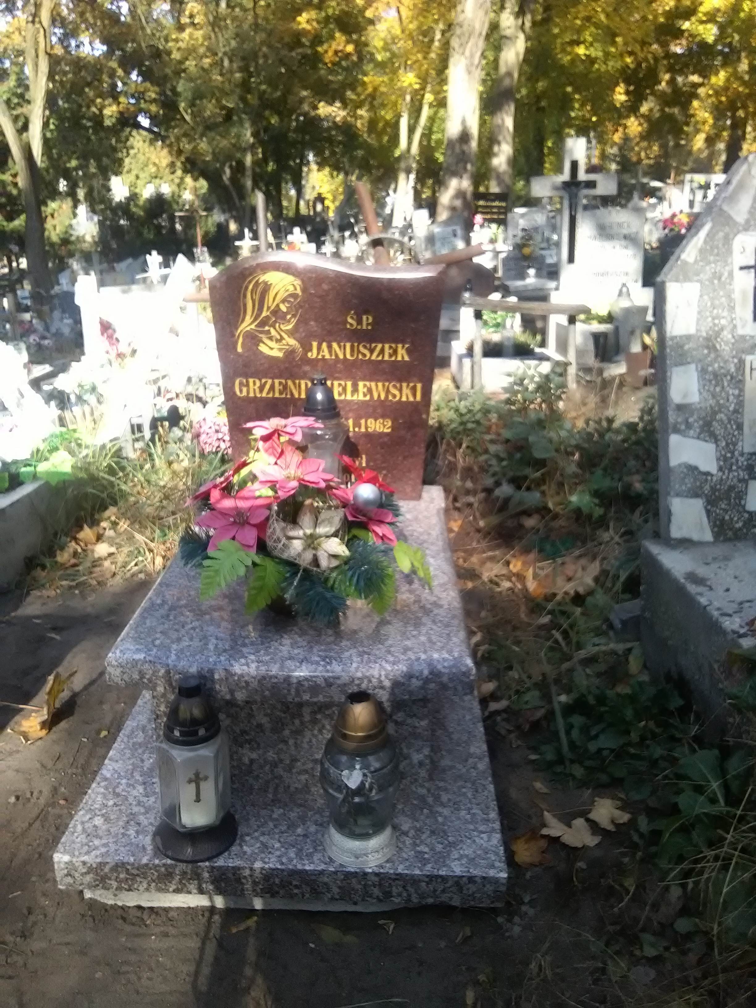 Jan GRZENDZIELEWSKI 1962 Włocławek 0965 - Grobonet - Wyszukiwarka osób pochowanych