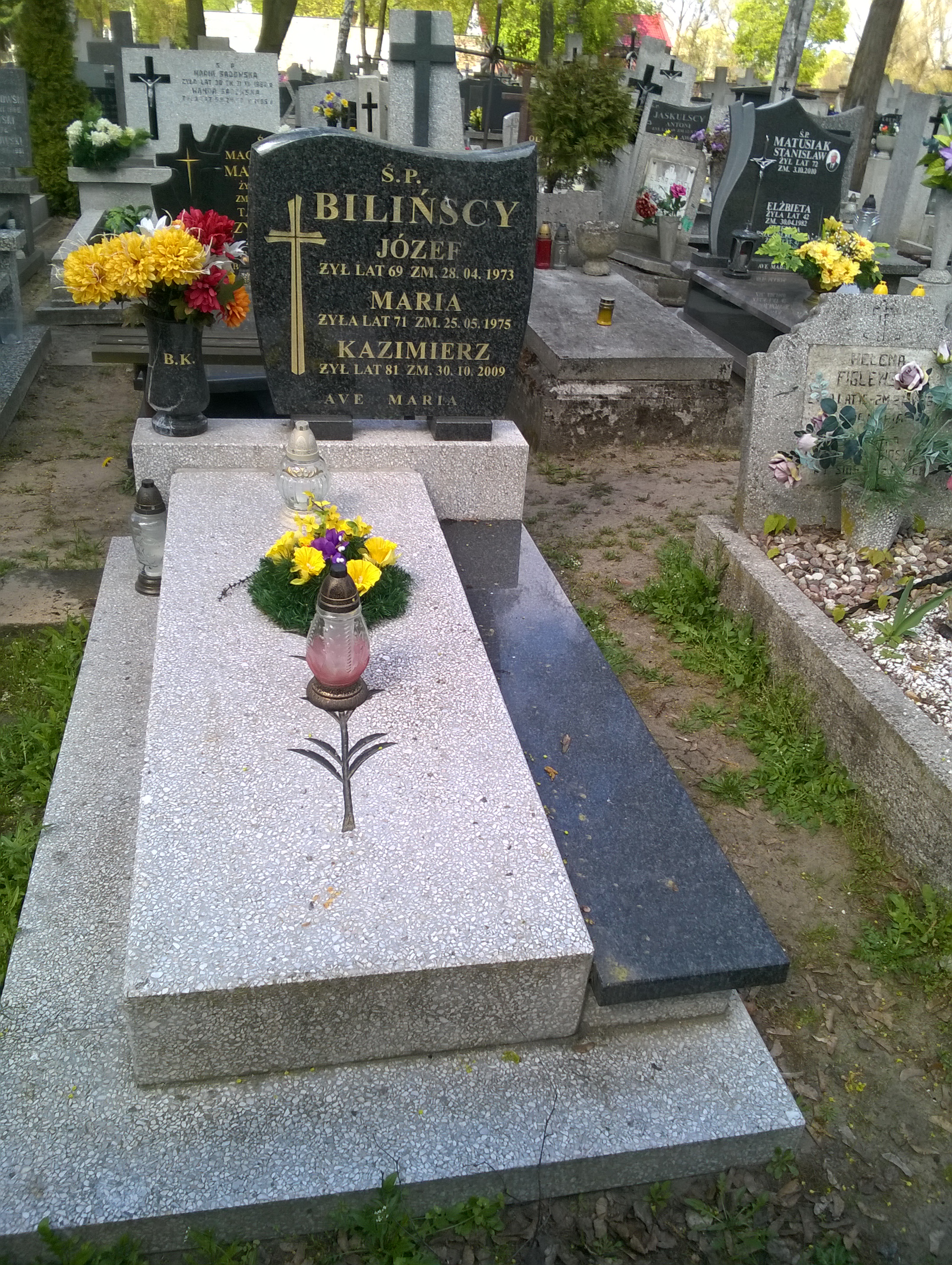 Kazimierz BILIŃSKI 1928 Włocławek 0965 - Grobonet - Wyszukiwarka osób pochowanych