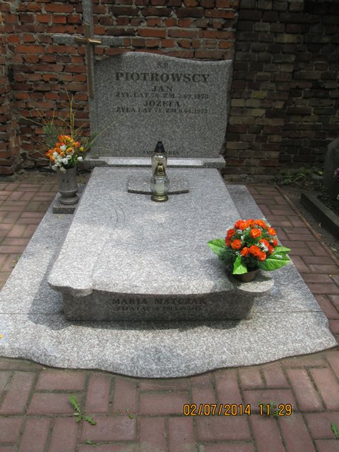 Marianna MATCZAK 1865 Włocławek 0965 - Grobonet - Wyszukiwarka osób pochowanych