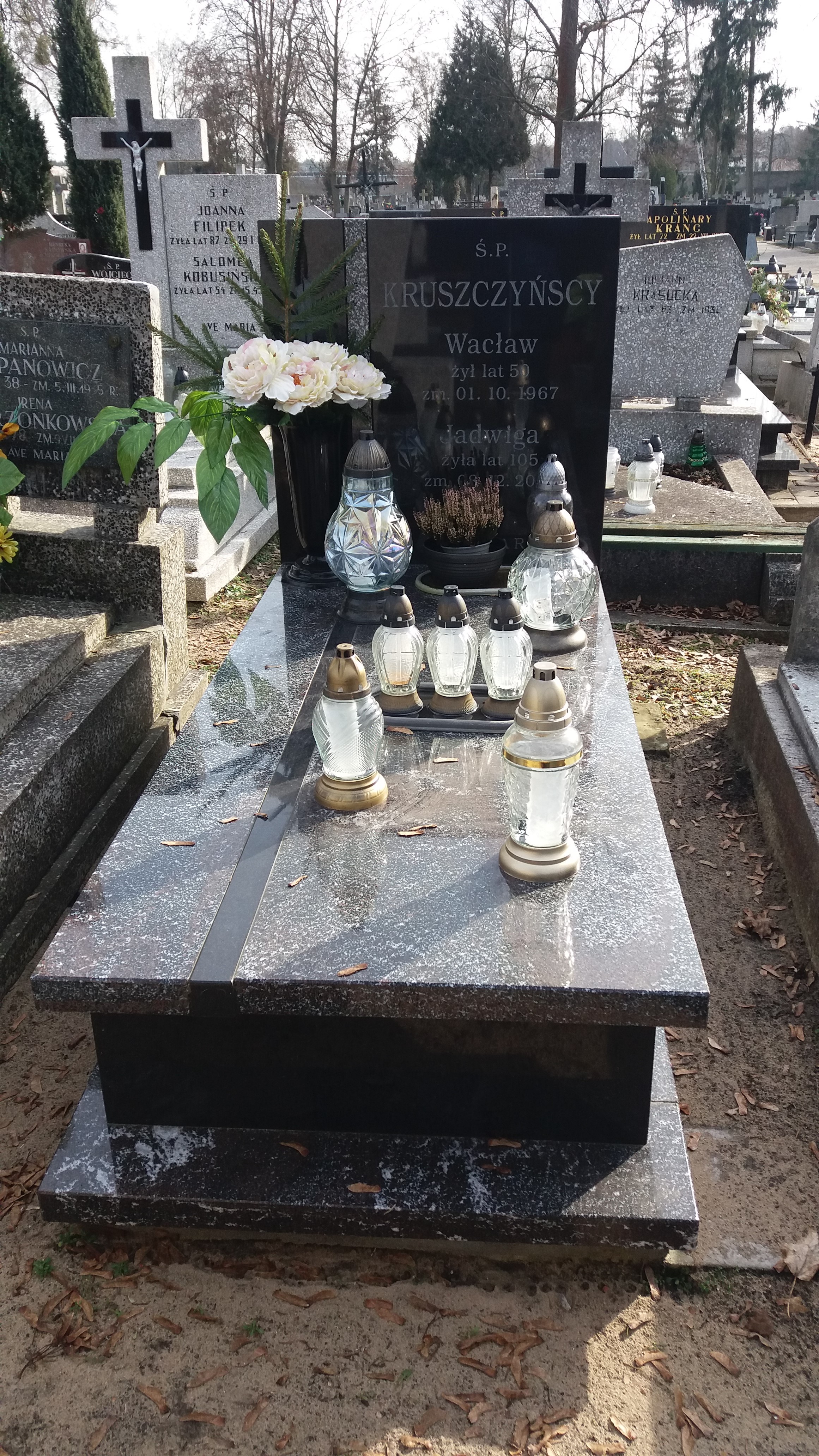 Jadwiga KRUSZCZYŃSKA 1916 Włocławek 0965 - Grobonet - Wyszukiwarka osób pochowanych