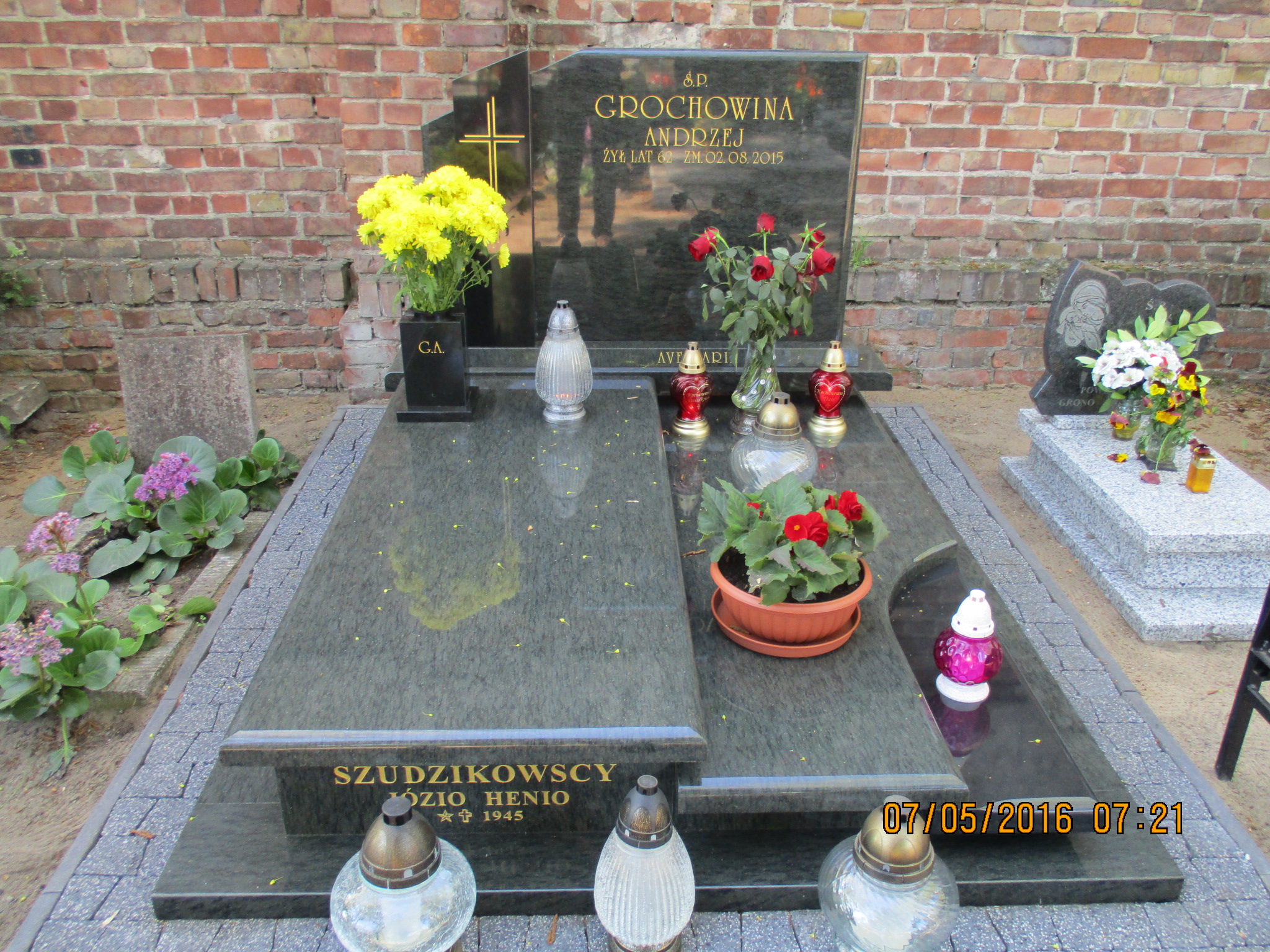 Józef Walenty SZUDZIKOWSKI 1945 Włocławek 0965 - Grobonet - Wyszukiwarka osób pochowanych