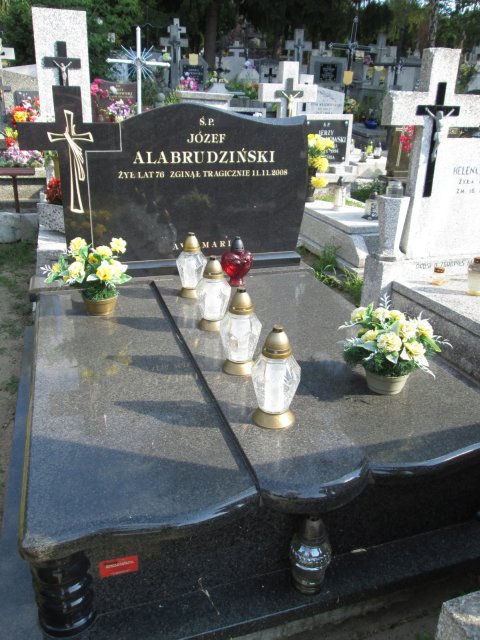 Józef ALABRUDZIŃSKI 1931 Włocławek 0965 - Grobonet - Wyszukiwarka osób pochowanych