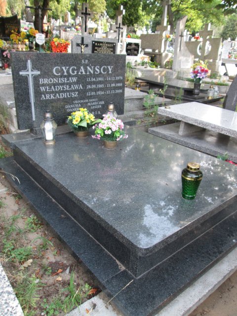Bronisław CYGAŃSKI 1901 Włocławek 0965 - Grobonet - Wyszukiwarka osób pochowanych