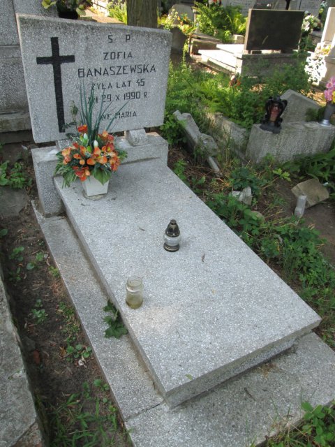 Zofia BANASZEWSKA 1945 Włocławek 0965 - Grobonet - Wyszukiwarka osób pochowanych