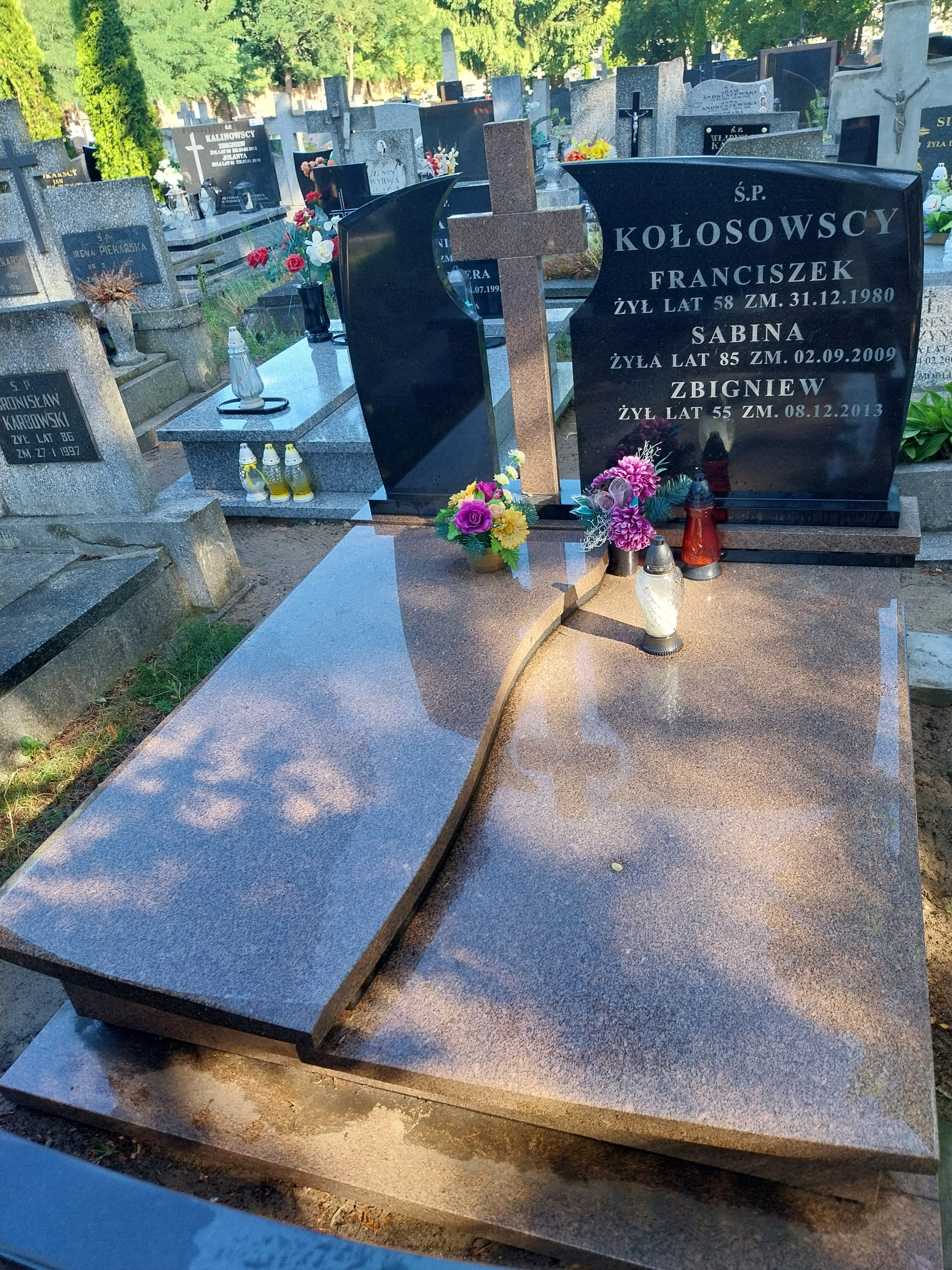 Zbigniew Antoni KOŁOSOWSKI 1958 Włocławek 0965 - Grobonet - Wyszukiwarka osób pochowanych