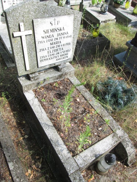 Maria SIEMIŃSKA 1956 Włocławek 0965 - Grobonet - Wyszukiwarka osób pochowanych