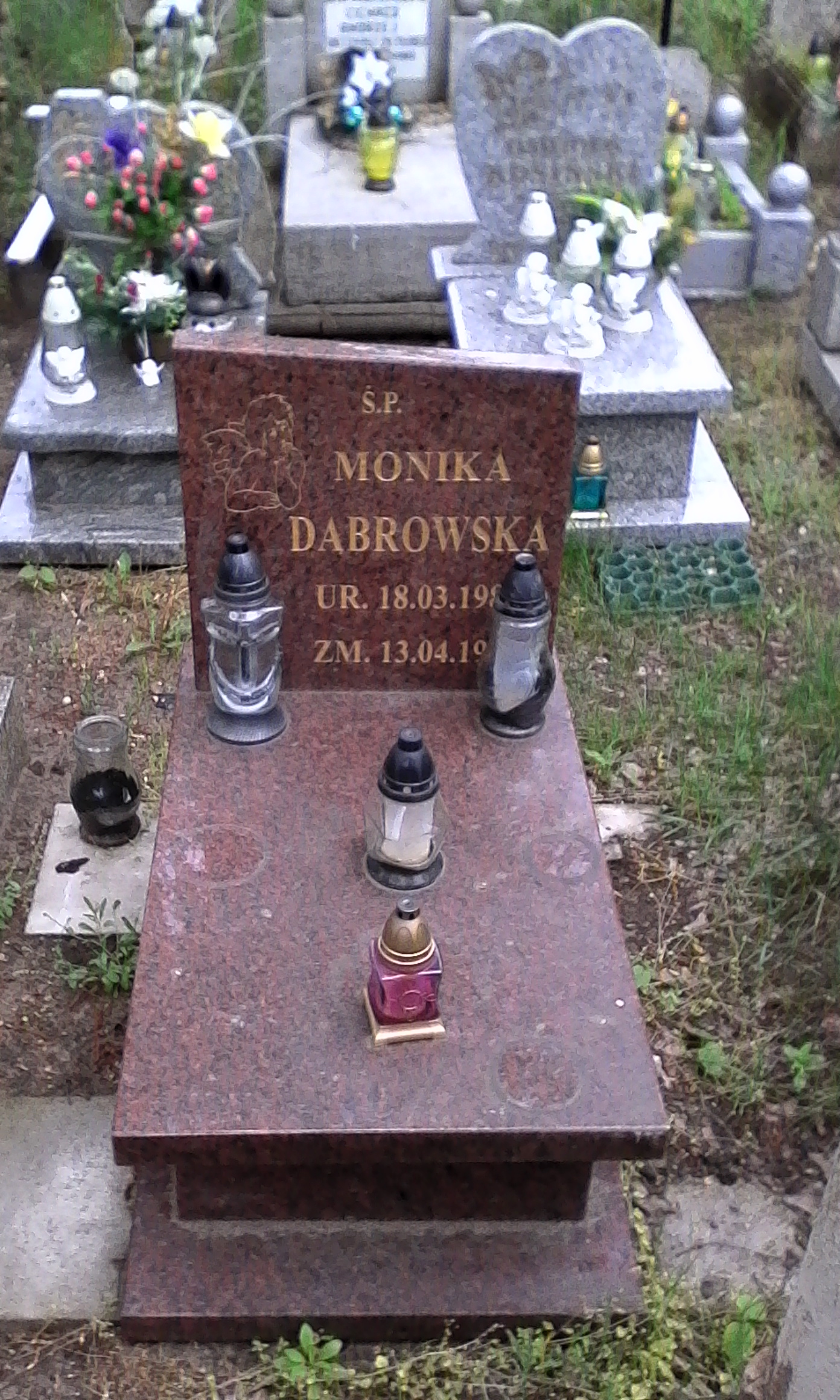 Monika DĄBROWSKA 1982 Włocławek 0965 - Grobonet - Wyszukiwarka osób pochowanych