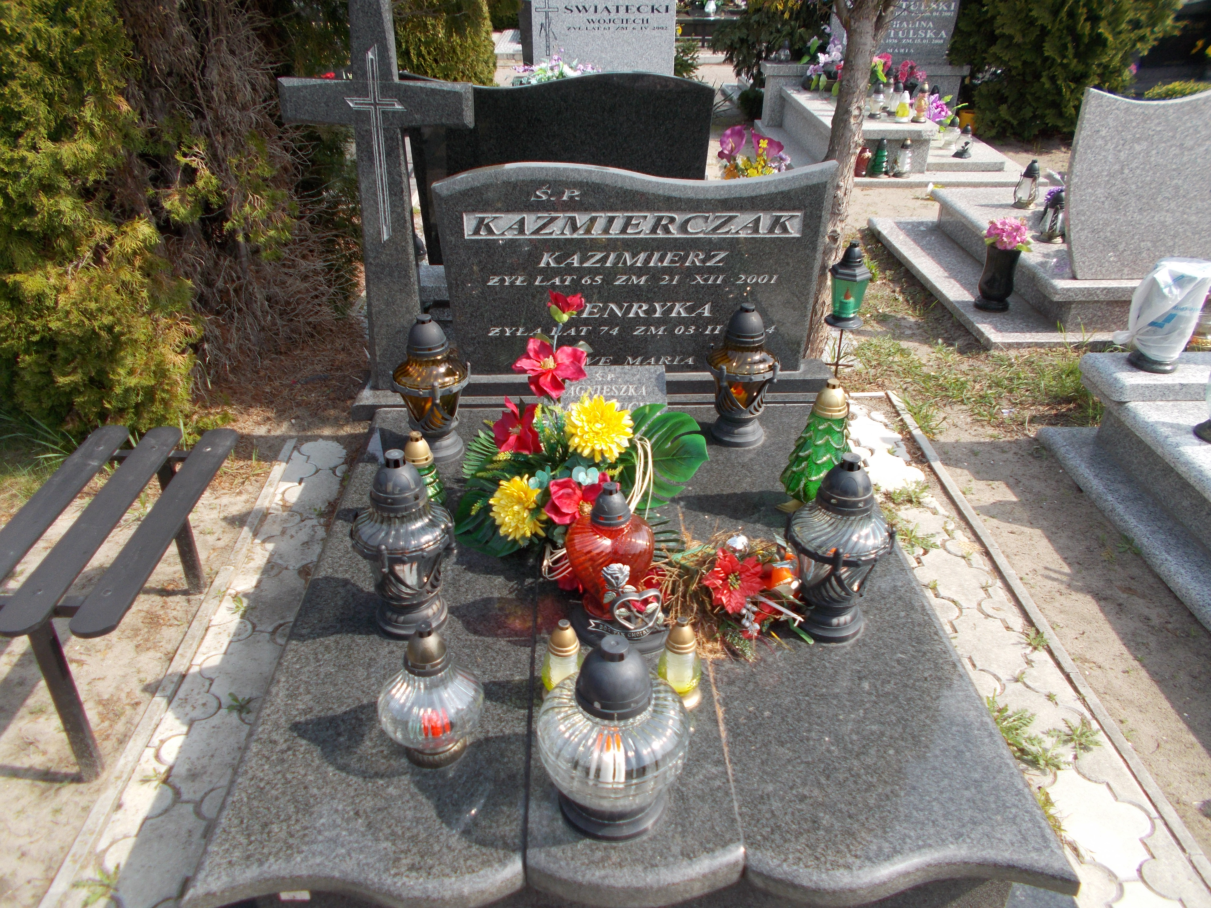 Grób HENRYKA KAŹMIERCZAK