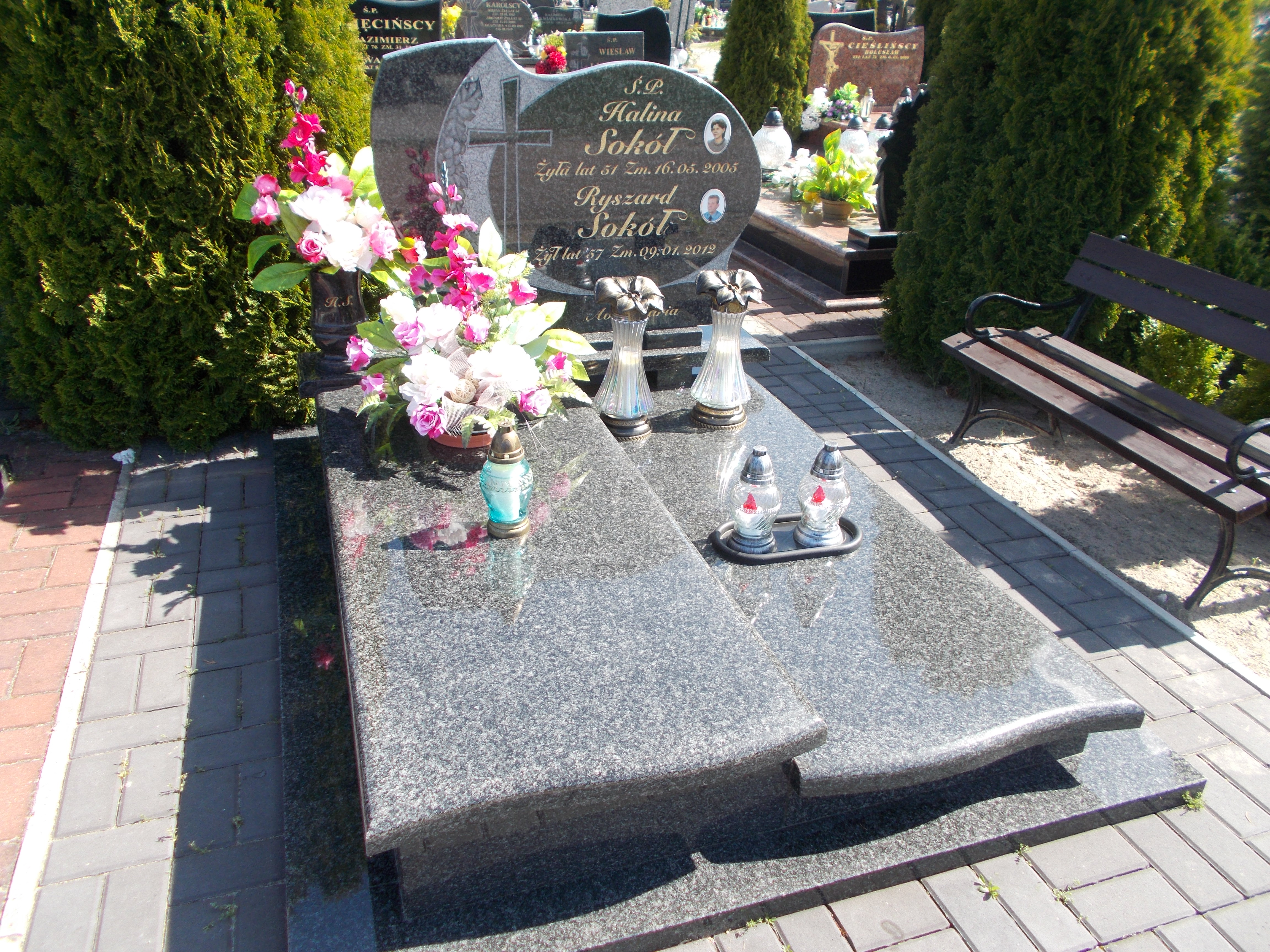 Ryszard Grzegorz SOKÓŁ 1955 Włocławek 0965 - Grobonet - Wyszukiwarka osób pochowanych