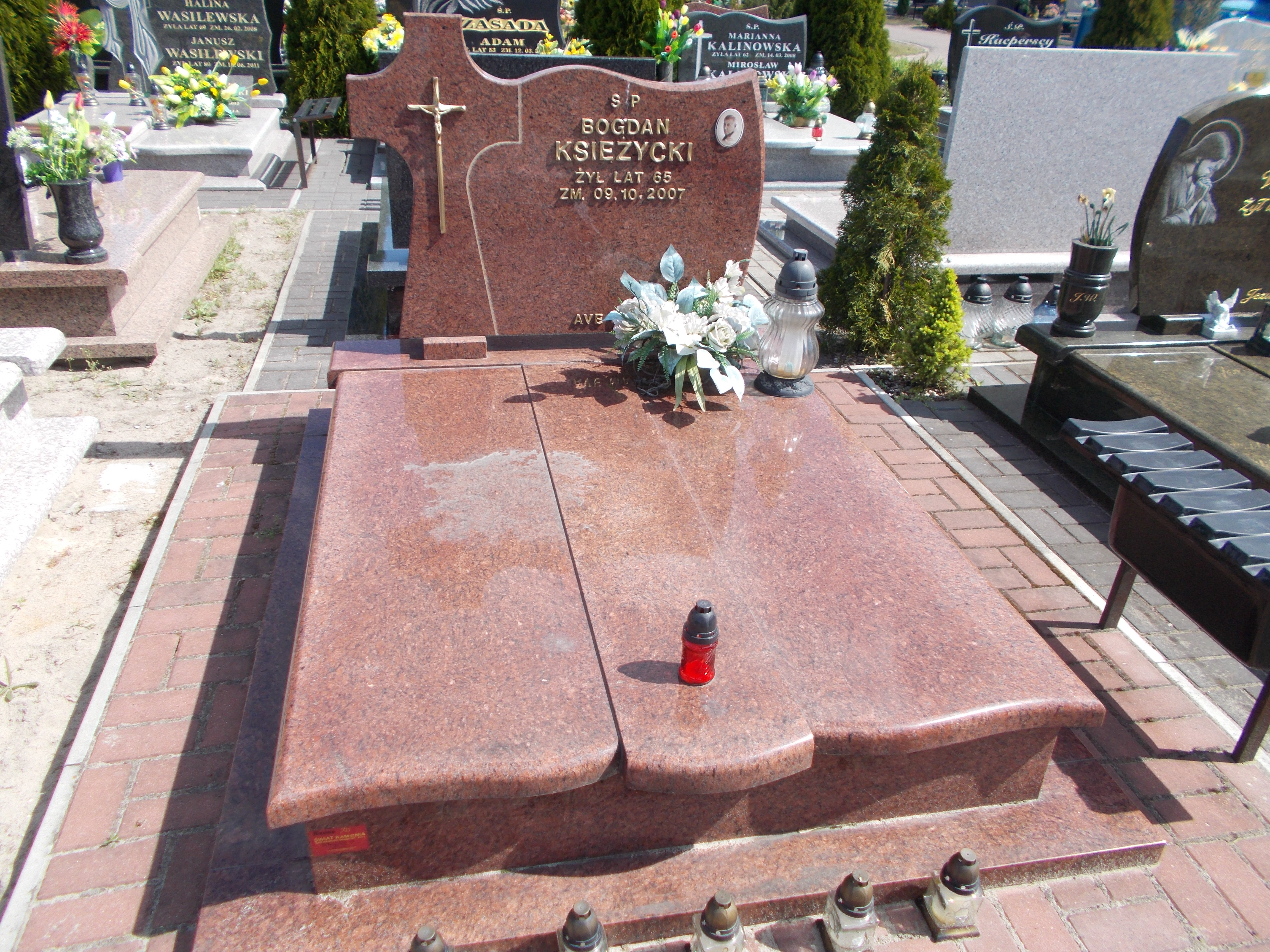 BOGDAN KAZIMIERZ KSIĘŻYCKI 1942 Włocławek 0965 - Grobonet - Wyszukiwarka osób pochowanych