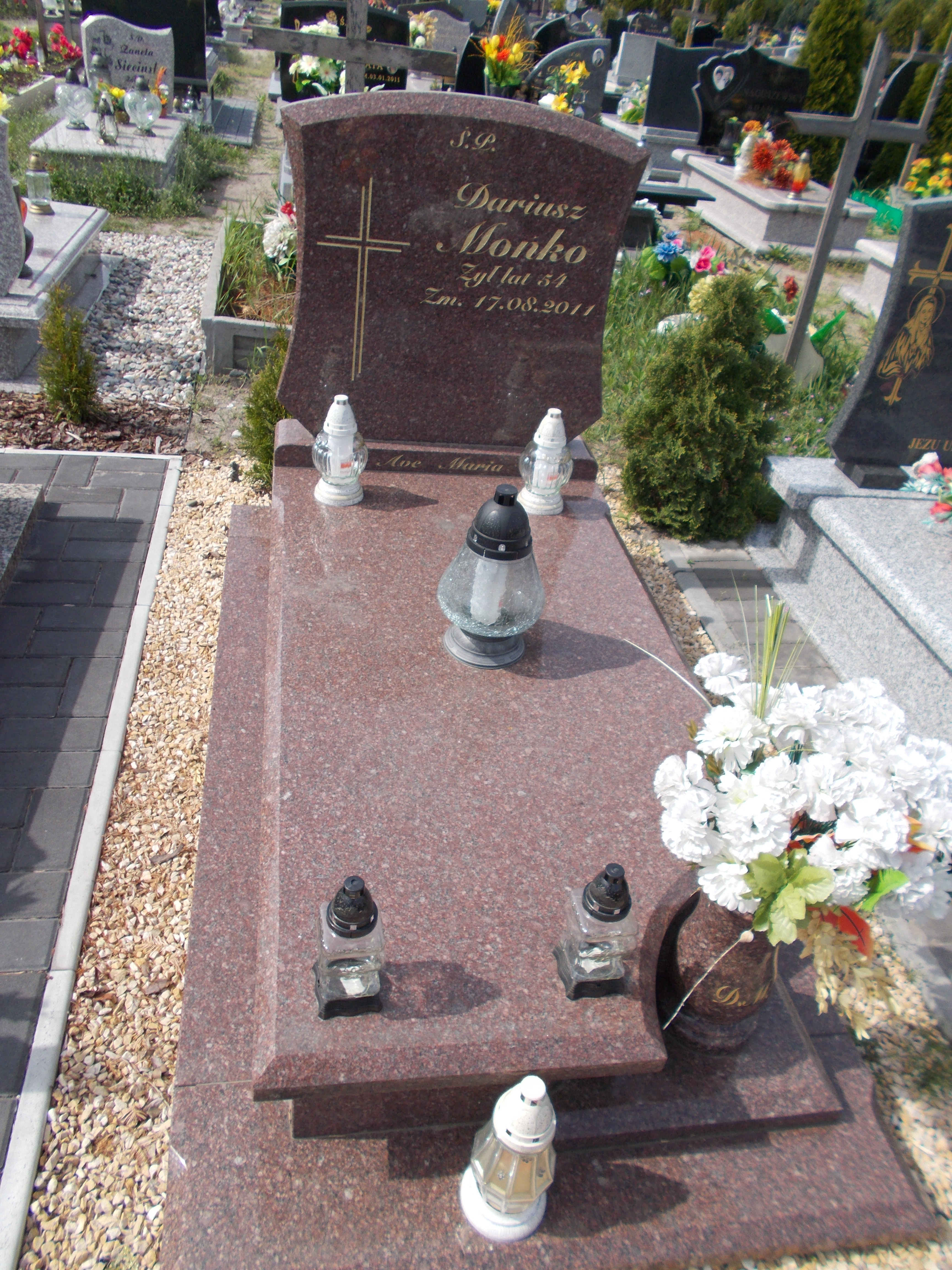 Dariusz Stefan MOŃKO 1957 Włocławek 0965 - Grobonet - Wyszukiwarka osób pochowanych