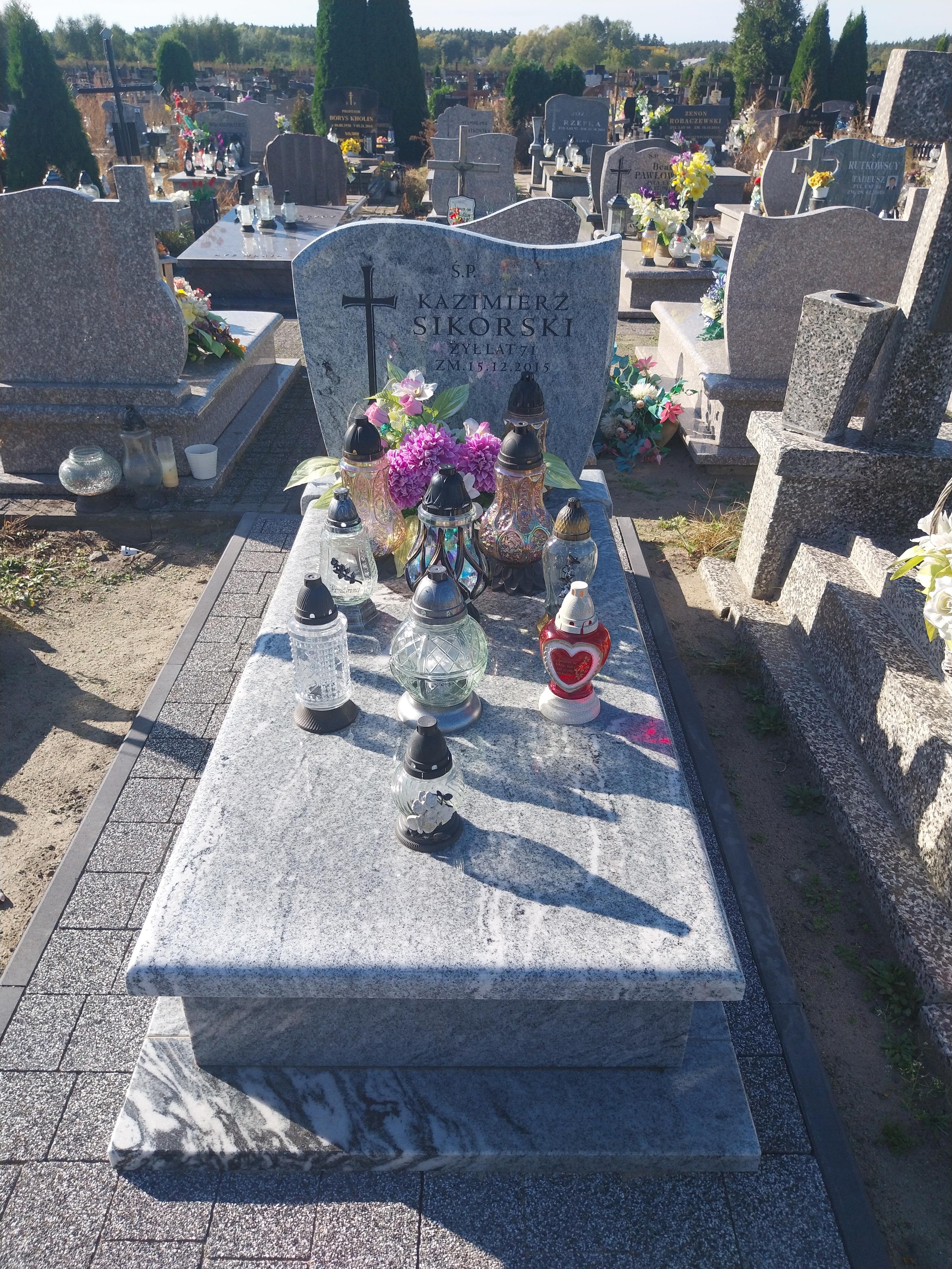 Kazimierz SIKORSKI 1945 Włocławek 0965 - Grobonet - Wyszukiwarka osób pochowanych