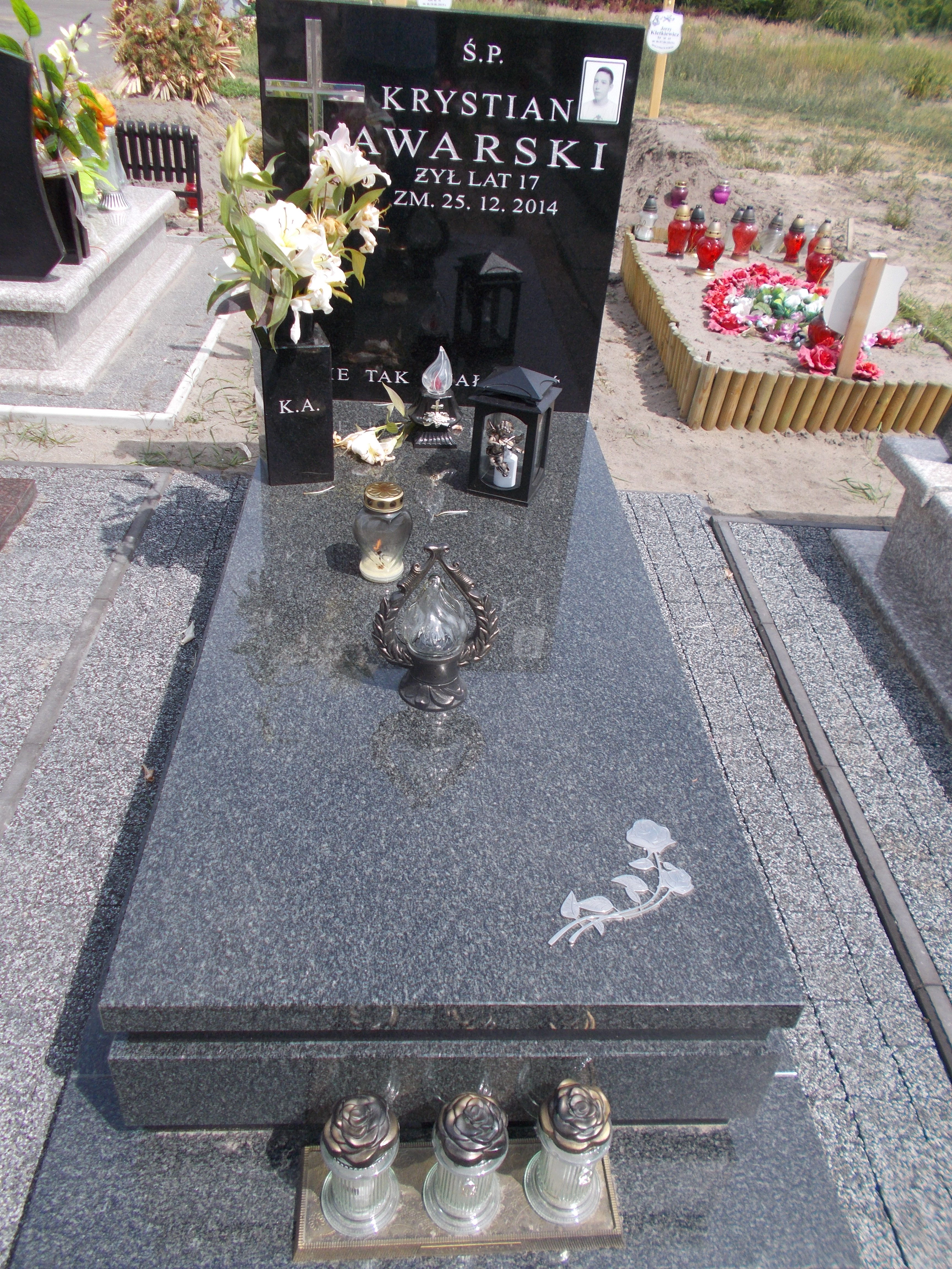Krystian Awarski 1997 Włocławek 0965 - Grobonet - Wyszukiwarka osób pochowanych