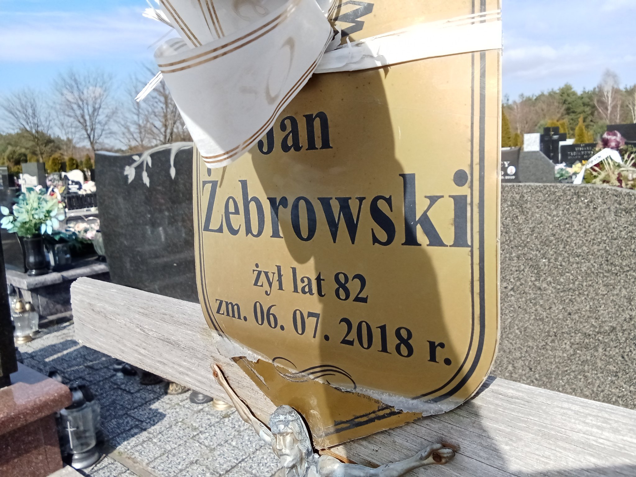 Jan ŻEBROWSKI 1936 Włocławek 0965 - Grobonet - Wyszukiwarka osób pochowanych