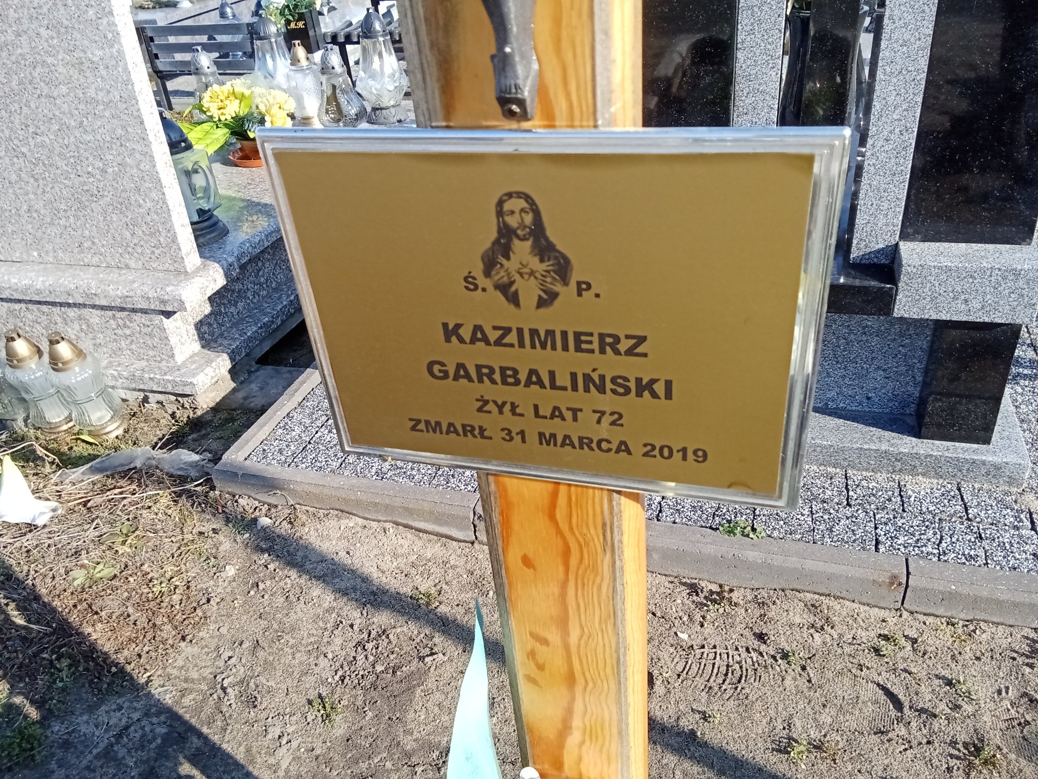 Kazimierz GARBALIŃSKI 1947 Włocławek 0965 - Grobonet - Wyszukiwarka osób pochowanych