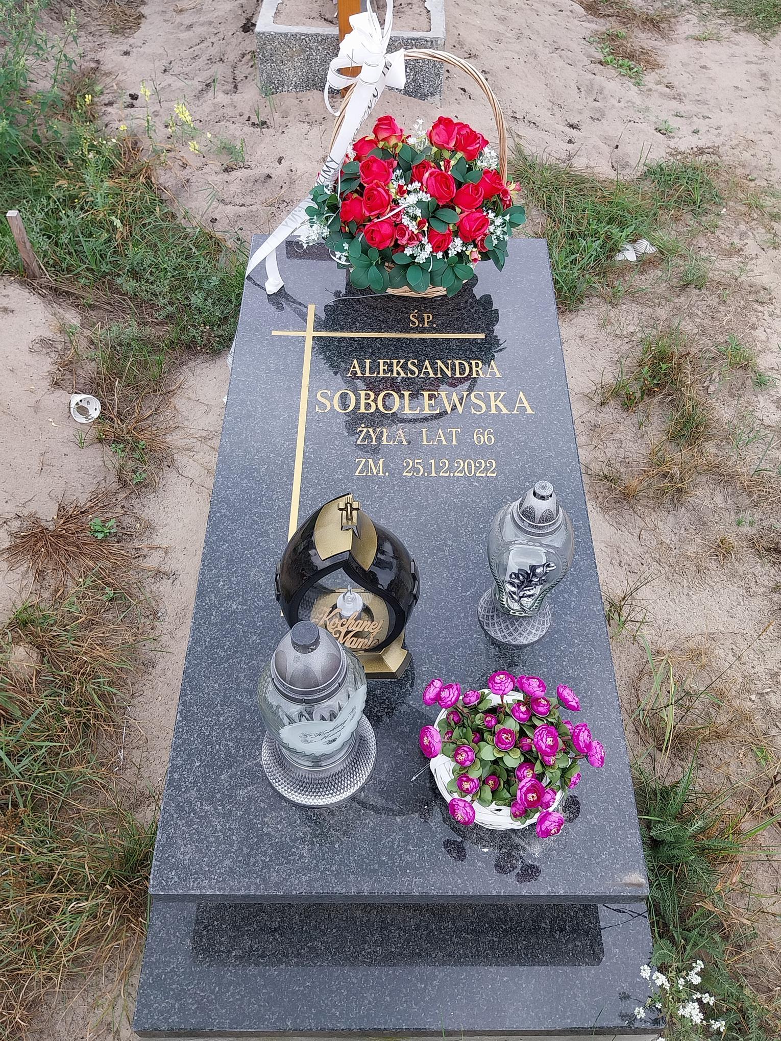 Aleksandra SOBOLEWSKA 1956 Włocławek 0965 - Grobonet - Wyszukiwarka osób pochowanych