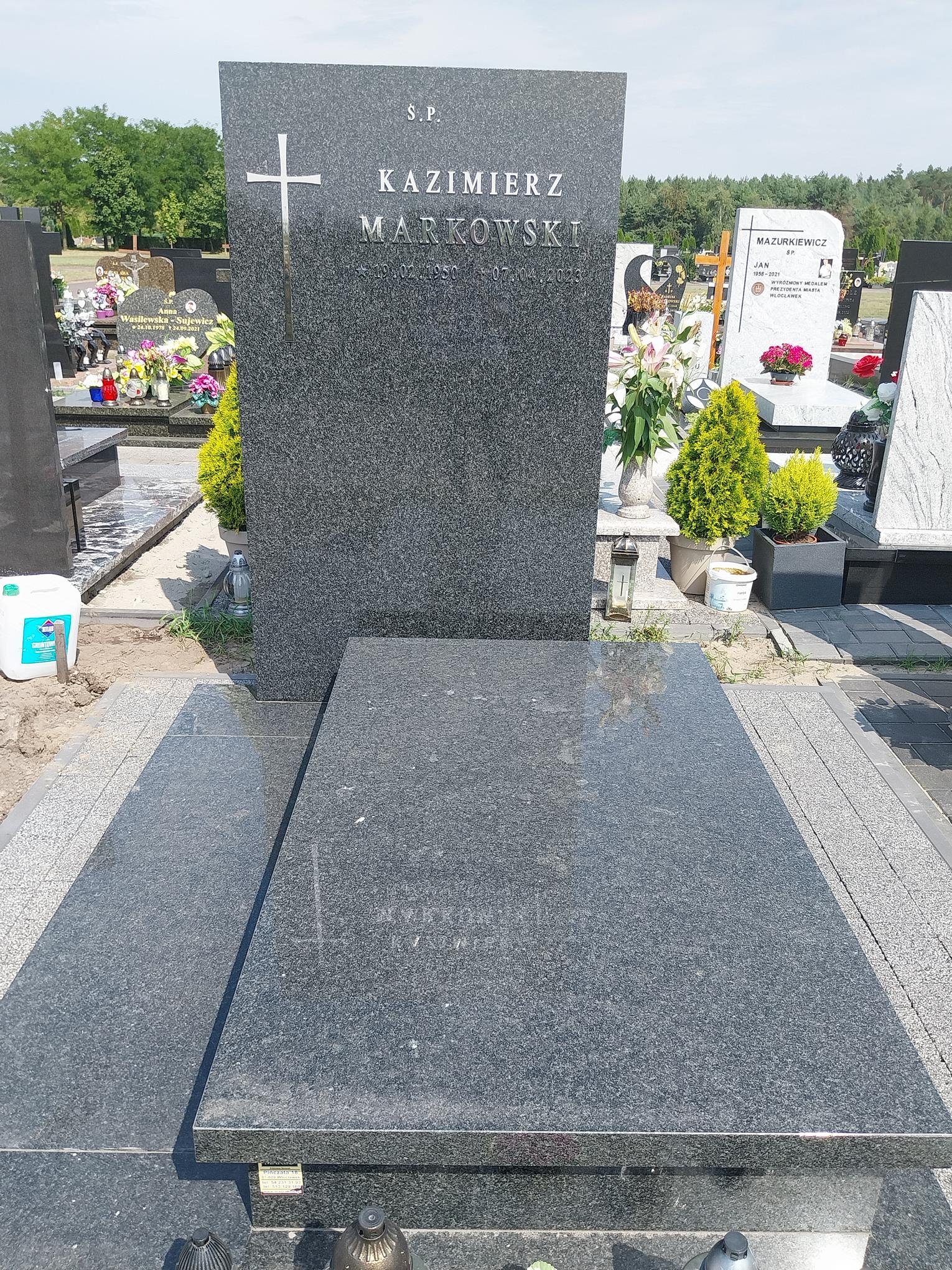  REZERWACJA Włocławek 0965 - Grobonet - Wyszukiwarka osób pochowanych