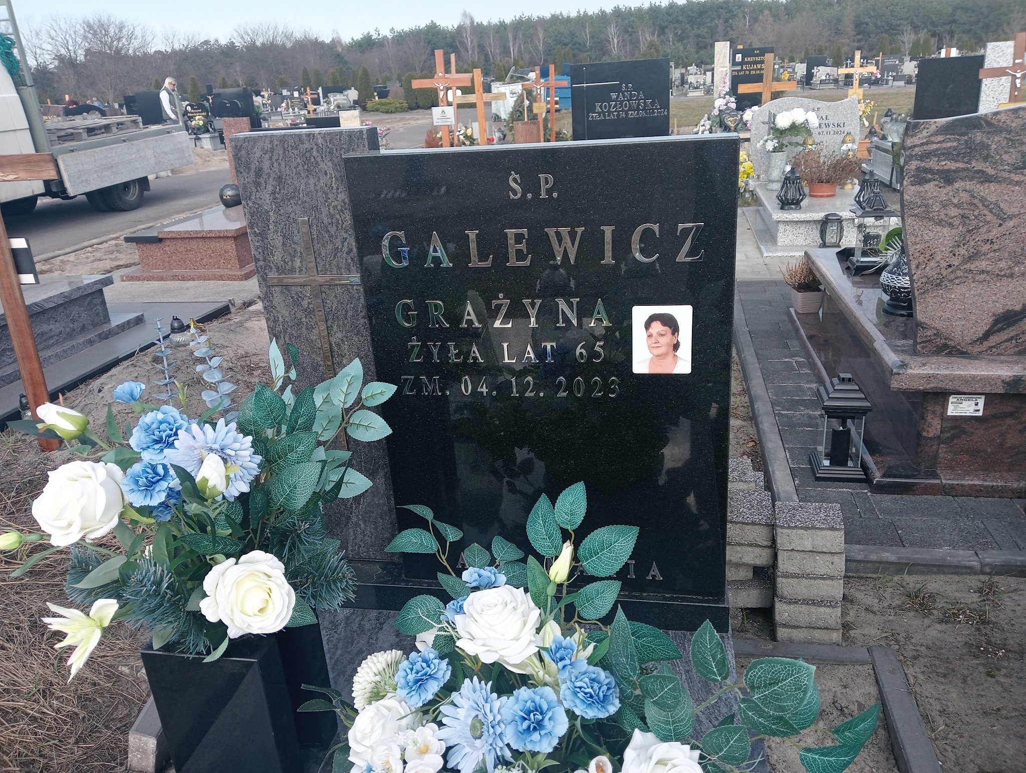 Grażyna Galewicz 1958 Włocławek 0965 - Grobonet - Wyszukiwarka osób pochowanych