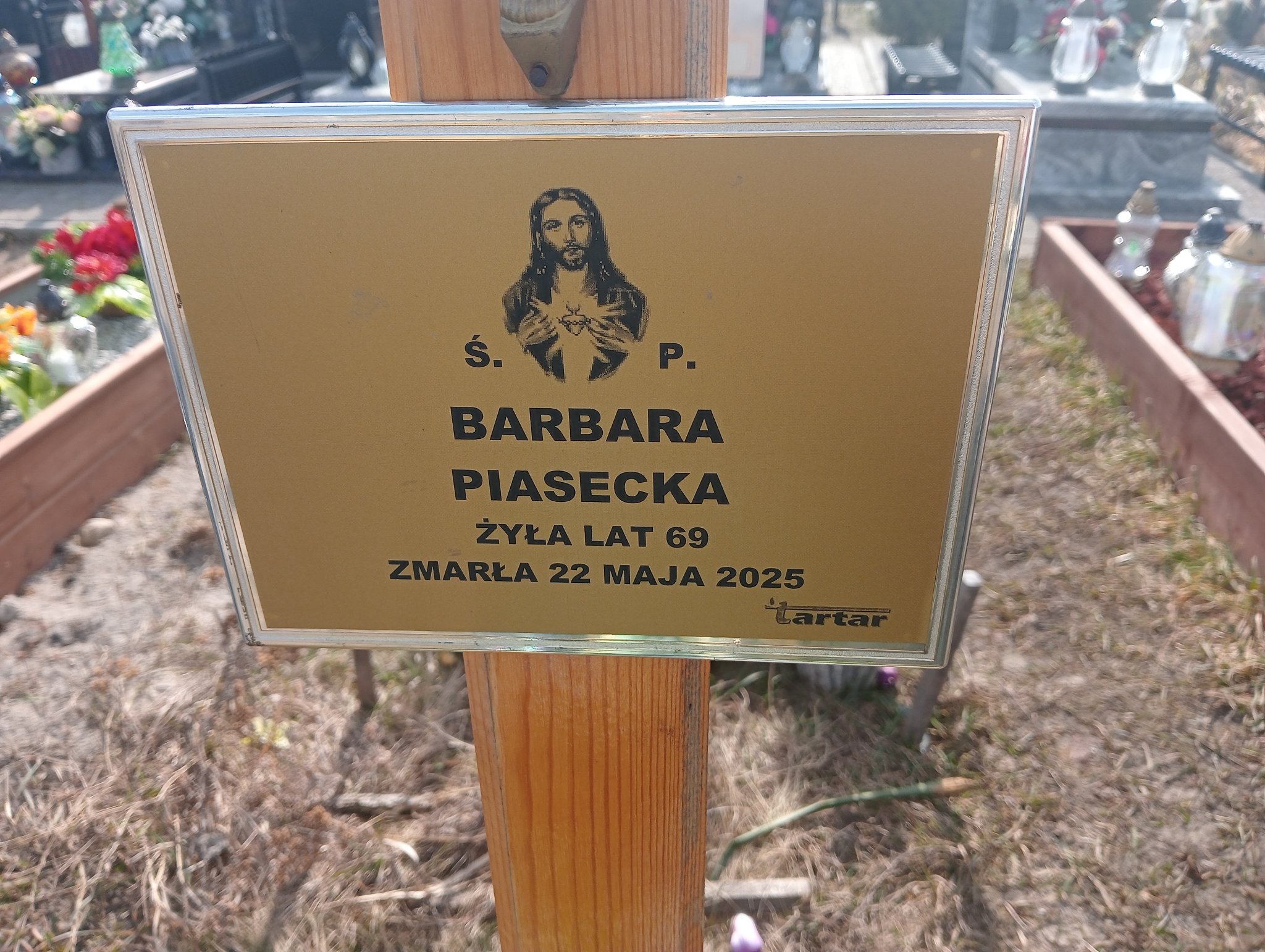 Barbara PIASECKA 1956 Włocławek 0965 - Grobonet - Wyszukiwarka osób pochowanych