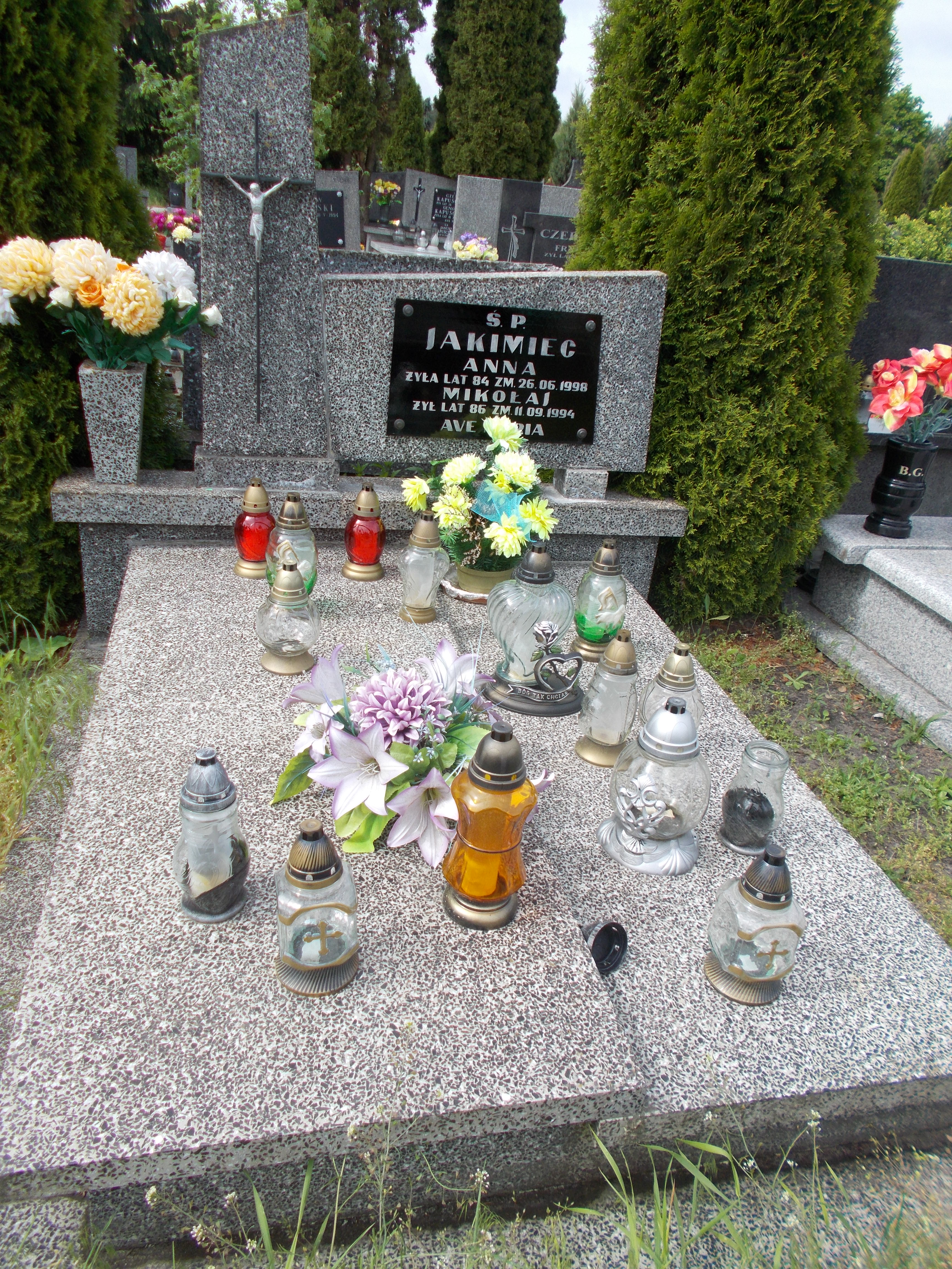 Anna JAKIMIEC 1914 Włocławek 0965 - Grobonet - Wyszukiwarka osób pochowanych